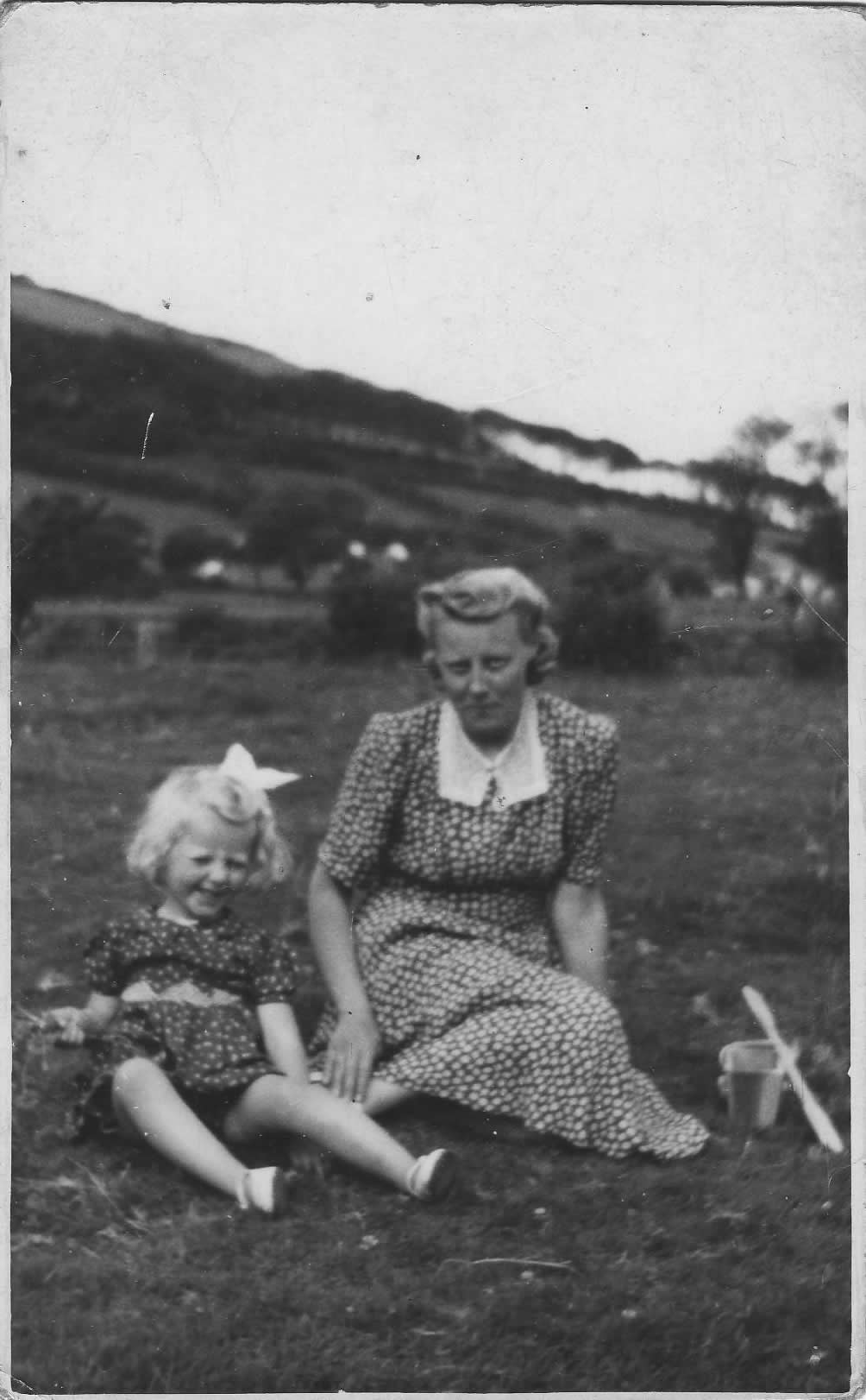 Yvonne with her mother